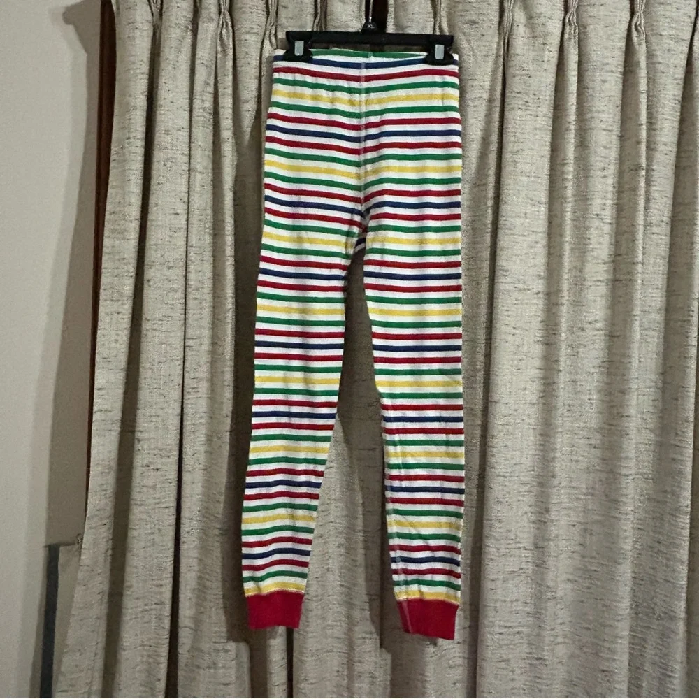 Hanna Andersson Peanuts Snoopy Striped Long John Pajama Set